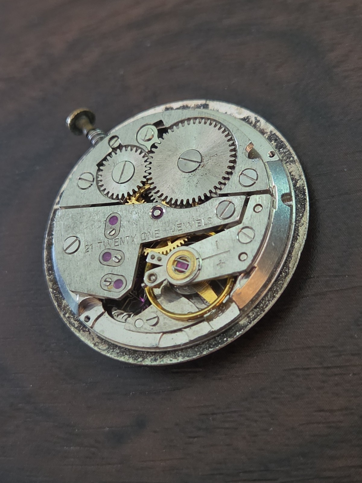 Vintage Waltham 21 Jewel Wristwatch Movement, Parts Or Repair