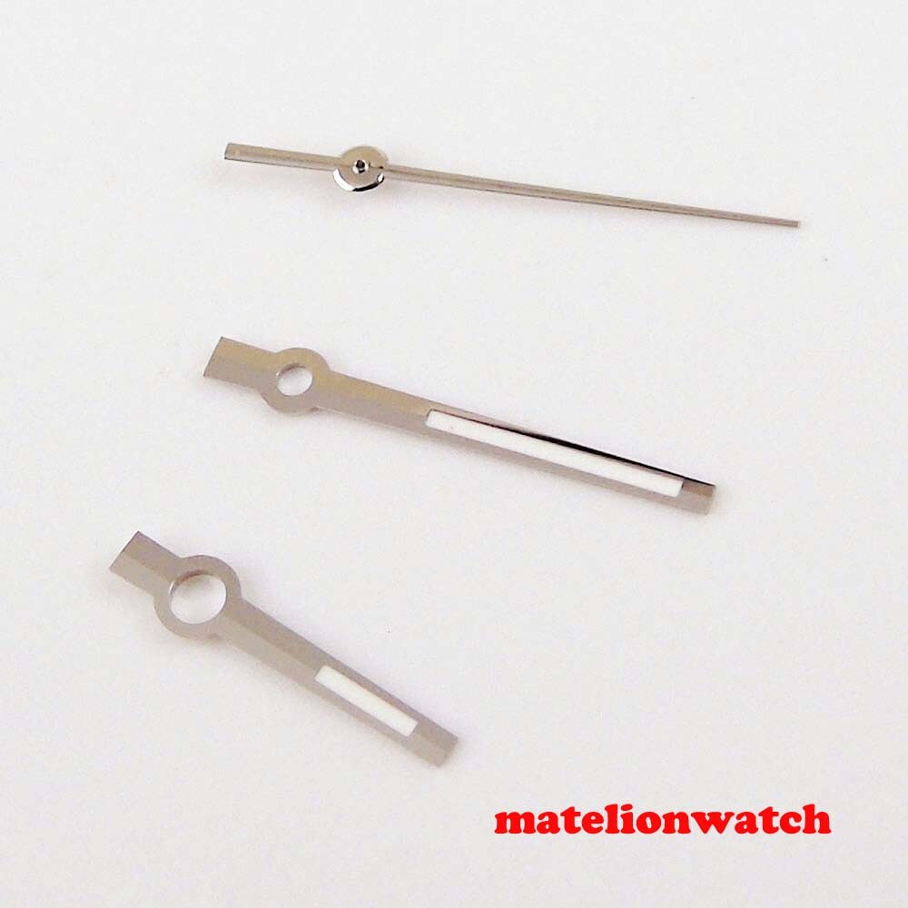 Classic Watches Hands Parts Fit For Miyota 8215 821A Movement Silver Golden