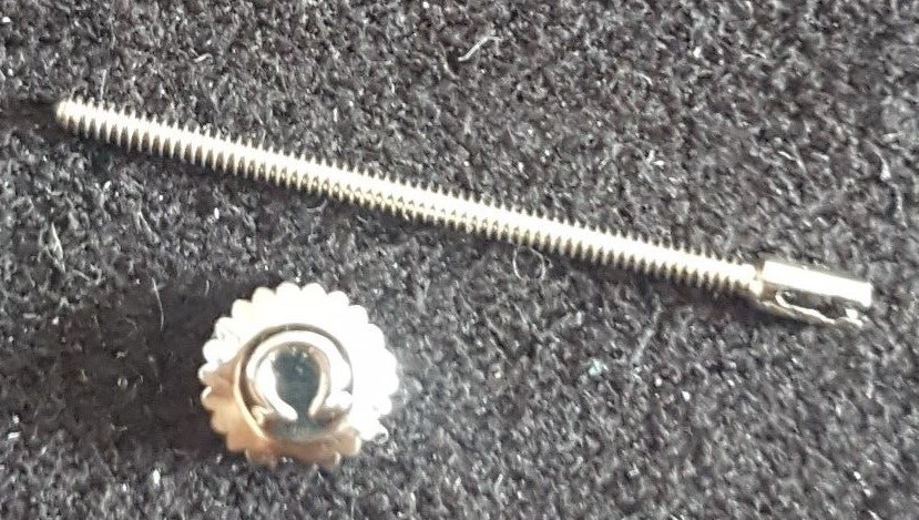 Omega Water Resistant Crown, Steel, Part Number 43242