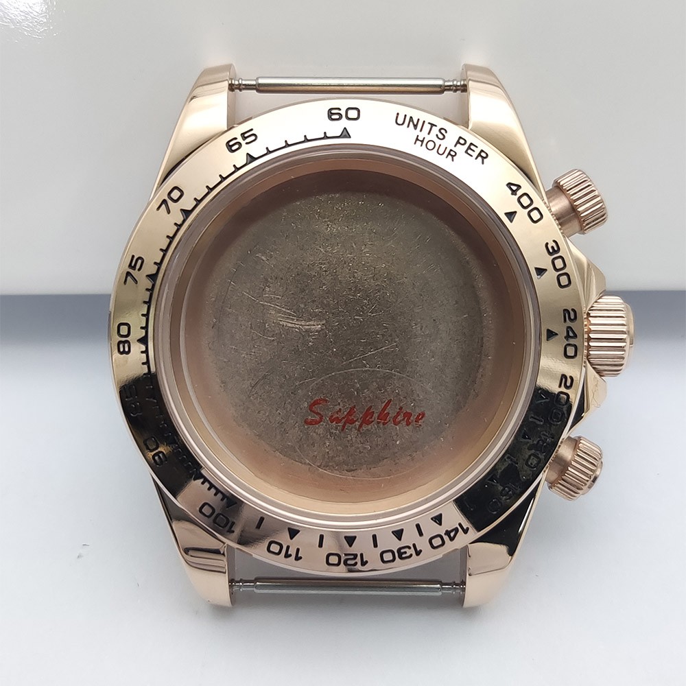 VK63 case 50m waterproof sapphire glass for 29.5-32.5mm dial Watch Tuning Parts