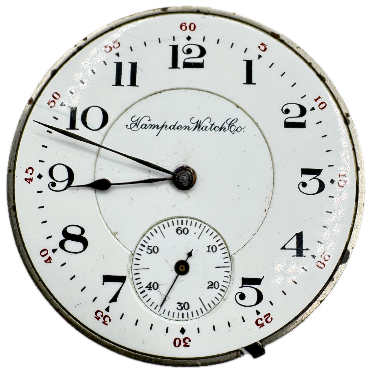 Antique 12s Hampden 17j Mechanical Hunter Pocket Watch Movement Dueber Grand