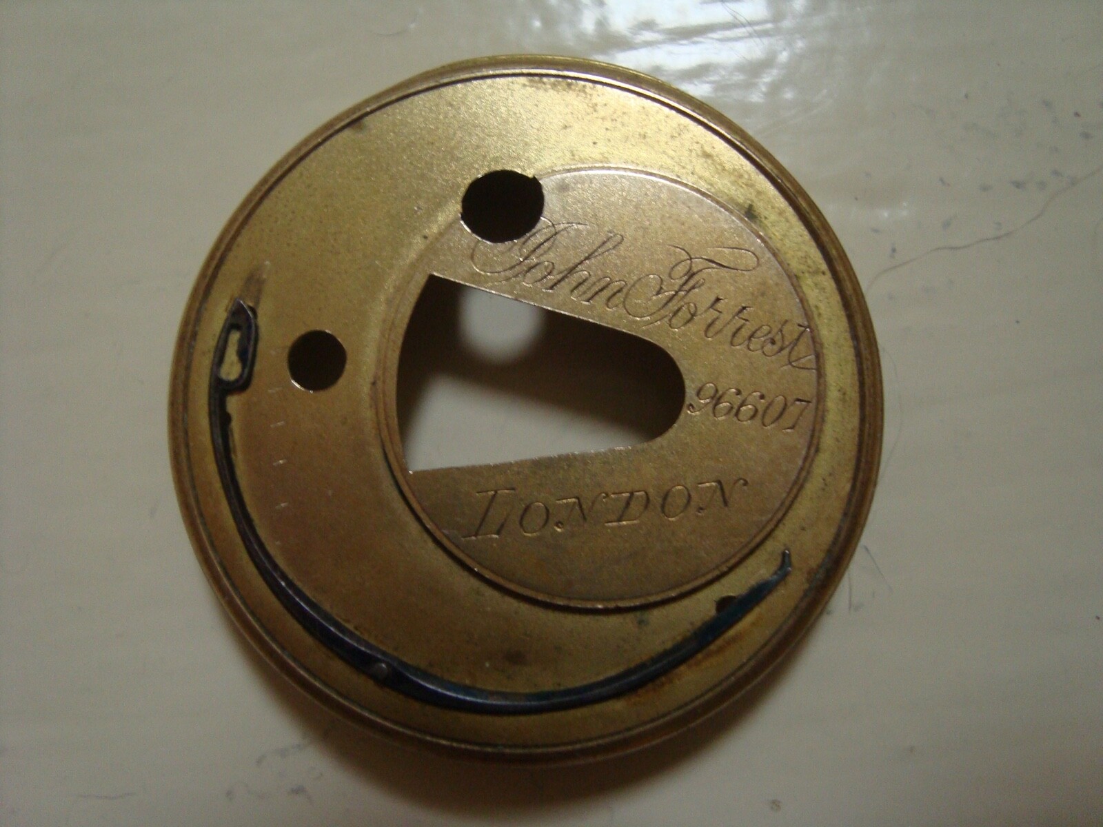 JOHN FORREST LONDON 96607 MOVEMENT COVER