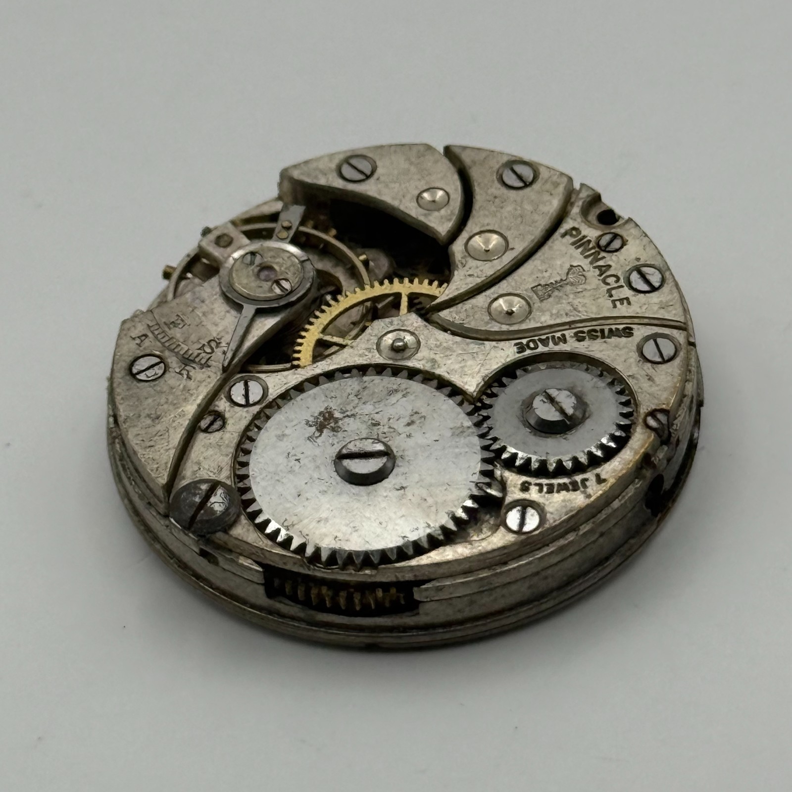 Pinnacle Trench Watch Movement Sub Seconds Red 12 Swiss Manual Wind Parts 28.8mm