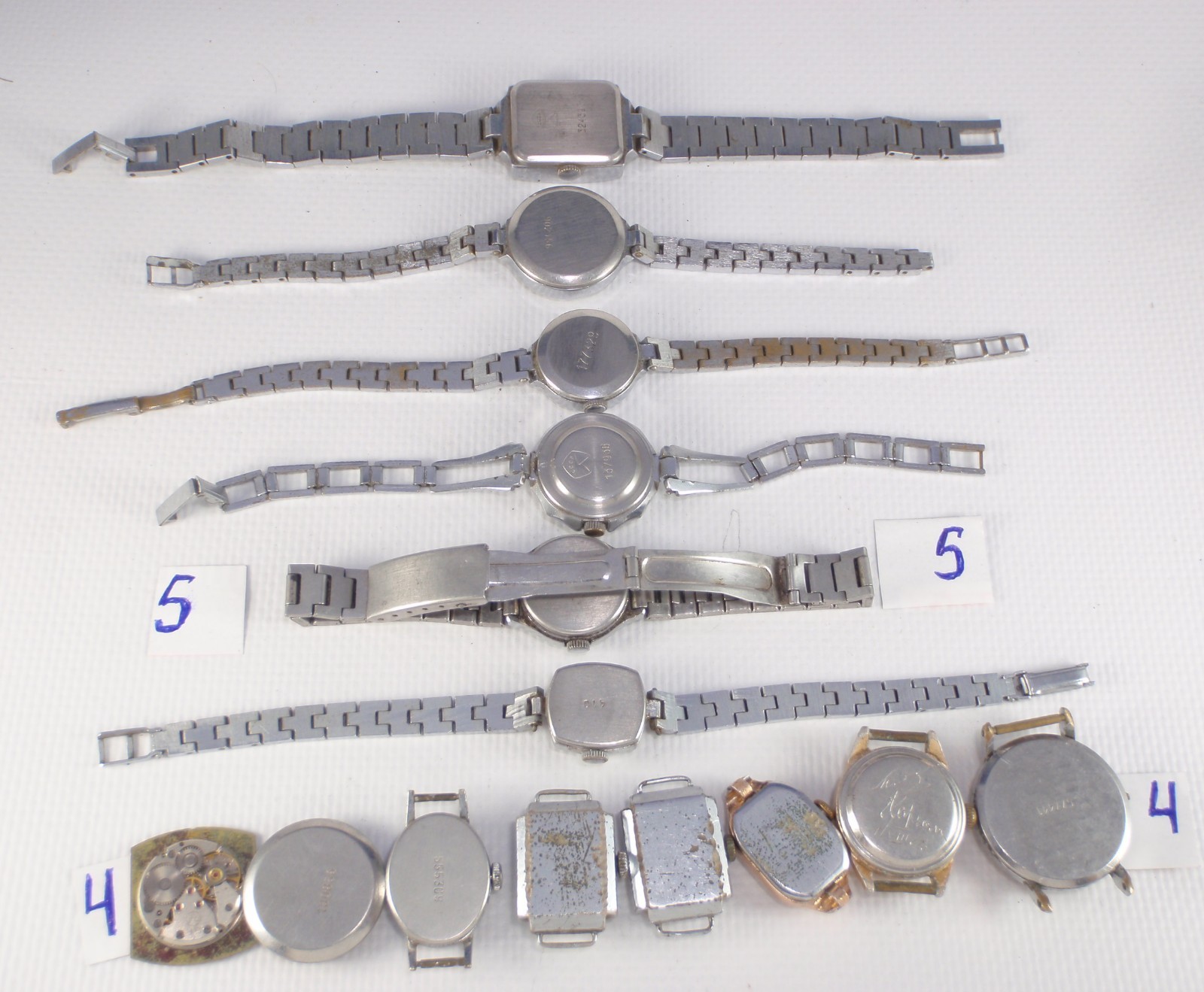 Women’s Watches 30pcs USSR for PARTS or REPAIR Vintage Soviet Mechanical Watch