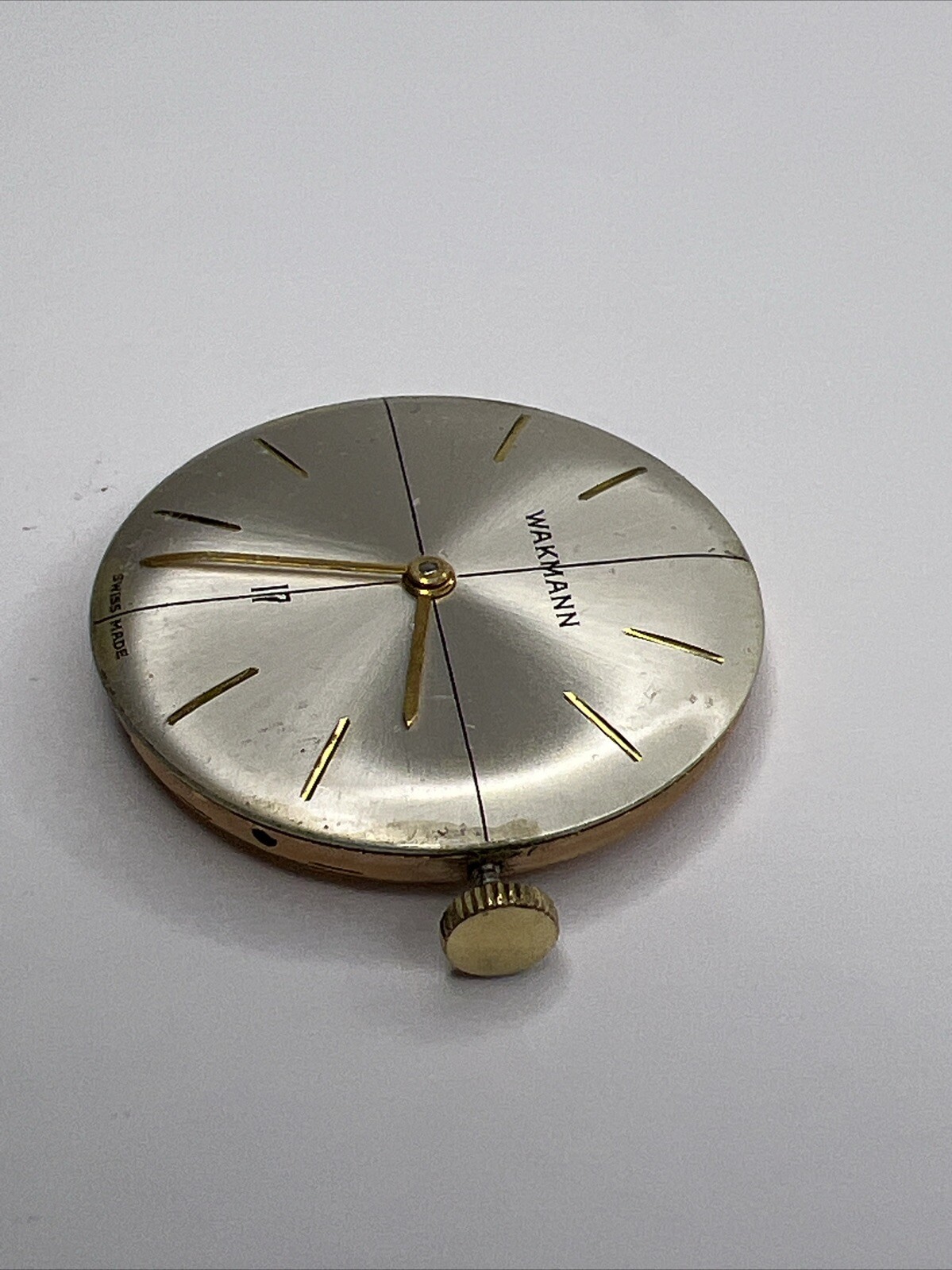 Wakmann Dial w/ Alstater Watch Co. Movement 17 Jewels – Sets & Runs