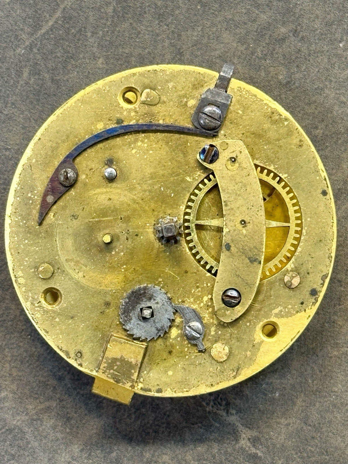 Antique William Morgan London Verge Fusee Pocket Watch Movement Repair