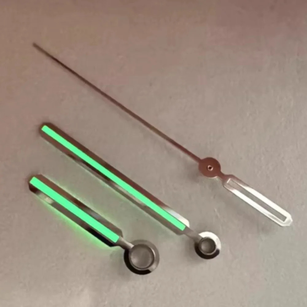 Silver High HCP C3 Super Green Lume Watch Hands Fit for AP Royal Oak Series 3120