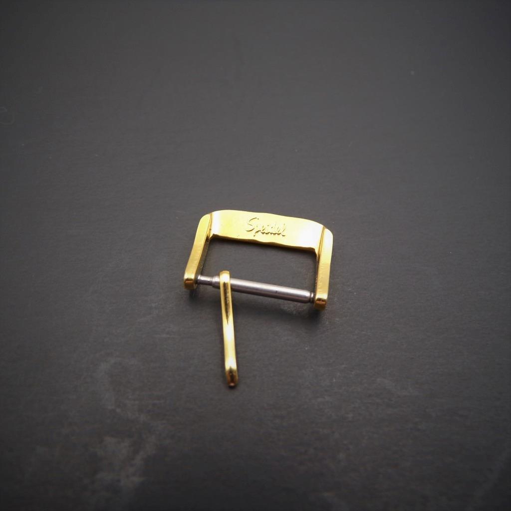 New Speidel 16mm Gold Plated Watch Strap Buckle NOS (#14)
