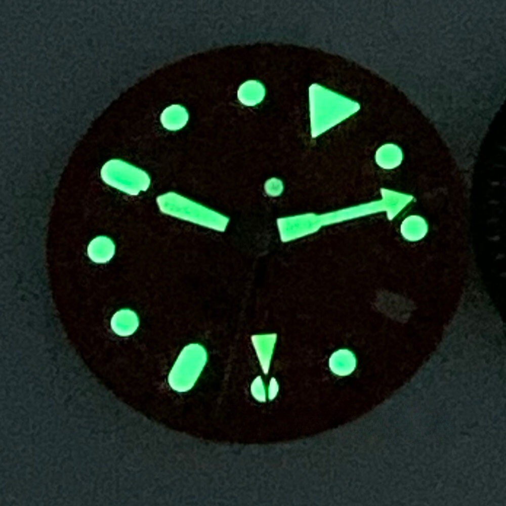 29mm Sterile Watch Dial Face For NH34A NH34 GMT Automatic Movement Date Luminous