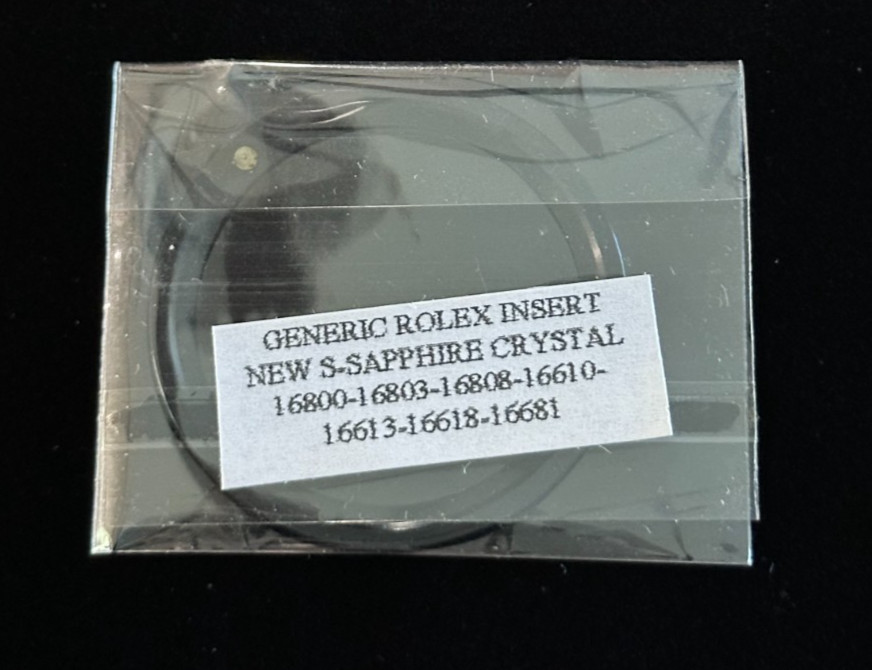 Generic Rolex Insert Sapphire Crystal 16800/16803/16808/16610/16613/16618/16681