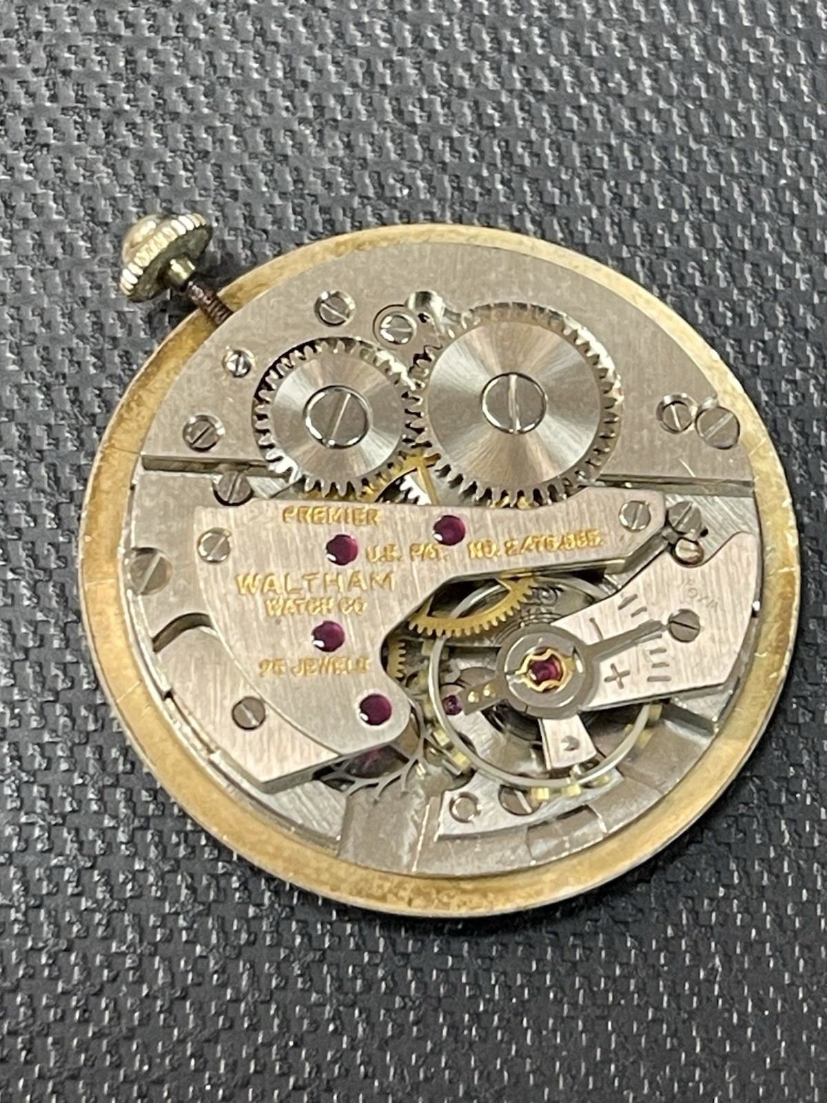 Vintage Waltham Premier Grade 25 Jewel Movement…TJ1120