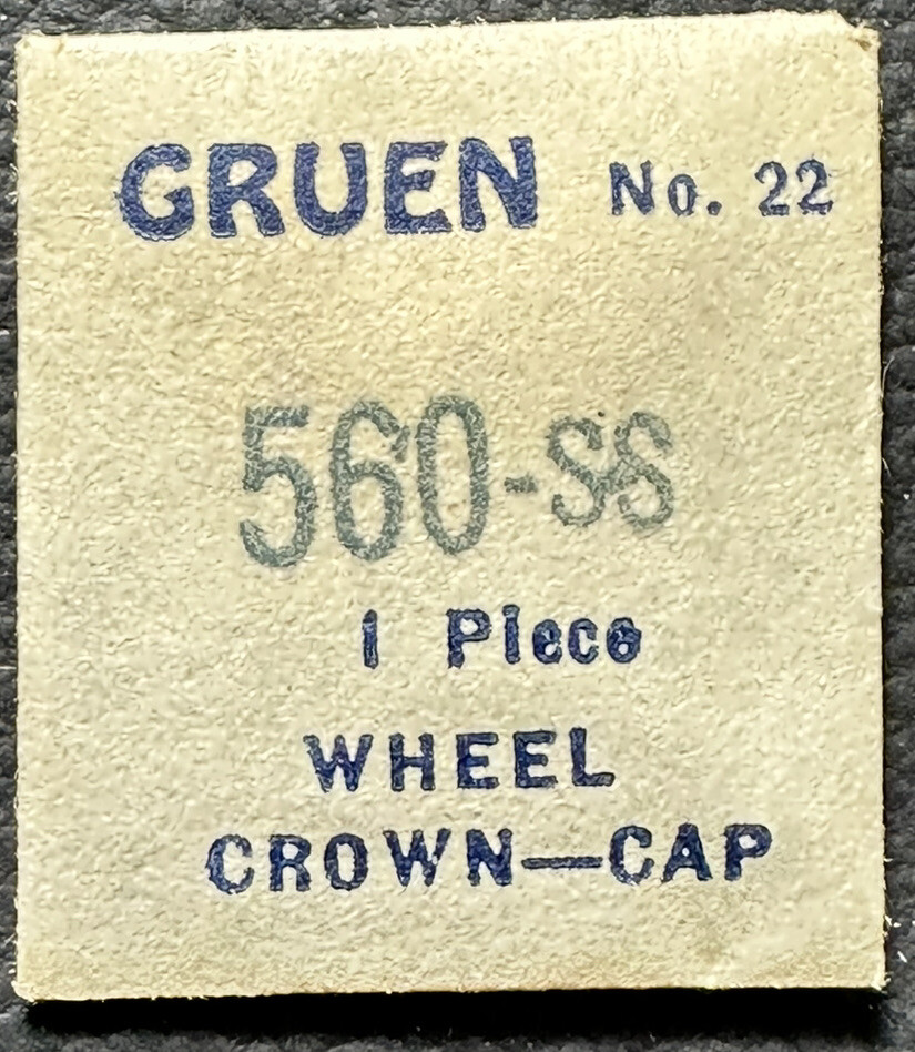 Gruen EB423 CAL 560SS CROWN WHEEL CAP NOS GENUINE Watch Repair Part WP4
