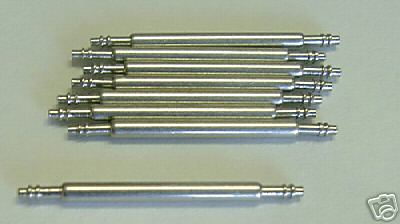 WATCH BAND SPRING BAR / PIN 1.50 MM Regular 4pcs 18mm Stainless Steel