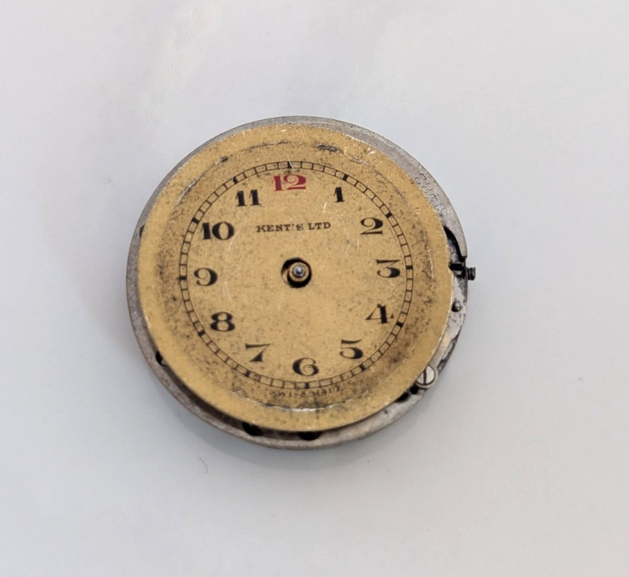 Vintage Kent’s Ltd Swiss Made Watch Movement & Dial Manual Wind Parts Repair