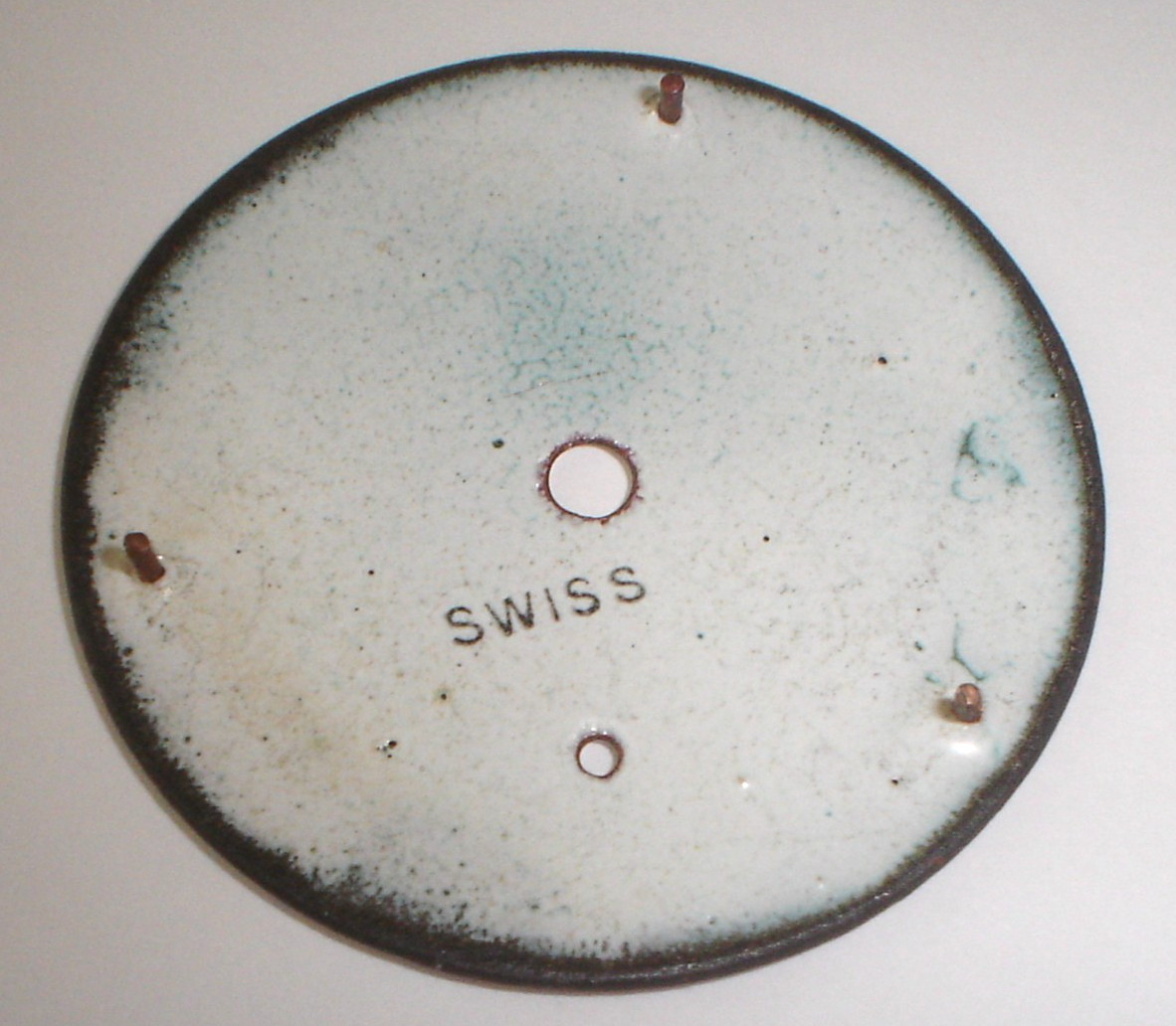 New York Standard Watch Co. USA Porcelain Pocket Watch Dial 45.1mm Beauty!