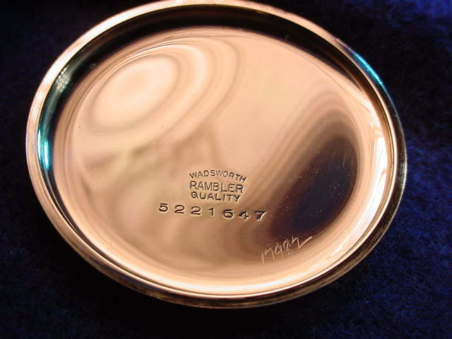 NEW YORK STANDARD 12 SIZE OPEN FACE GOLD FILLED WATCH–GREAT CASE!! #2411