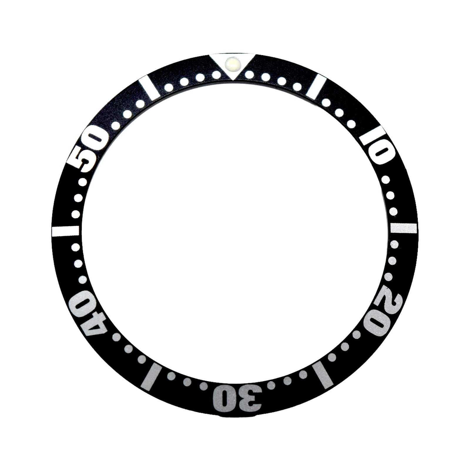 SKX007/SRPD Sloping Bezel Insert – Black/Silver – CT6125