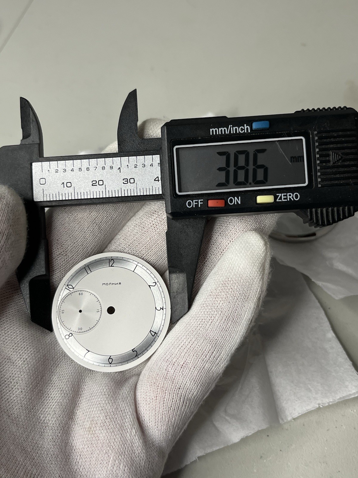 Molnija Marriage Watch Parts Set – Case Dial Hands – No Movement – Aftermarket