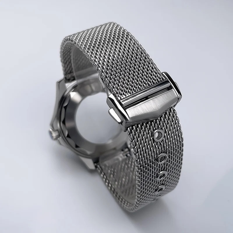 41mm Seamaster 300 Mod Kit Solid Steel Case Mesh Strap 31mm Dial NH35 NH36 Parts