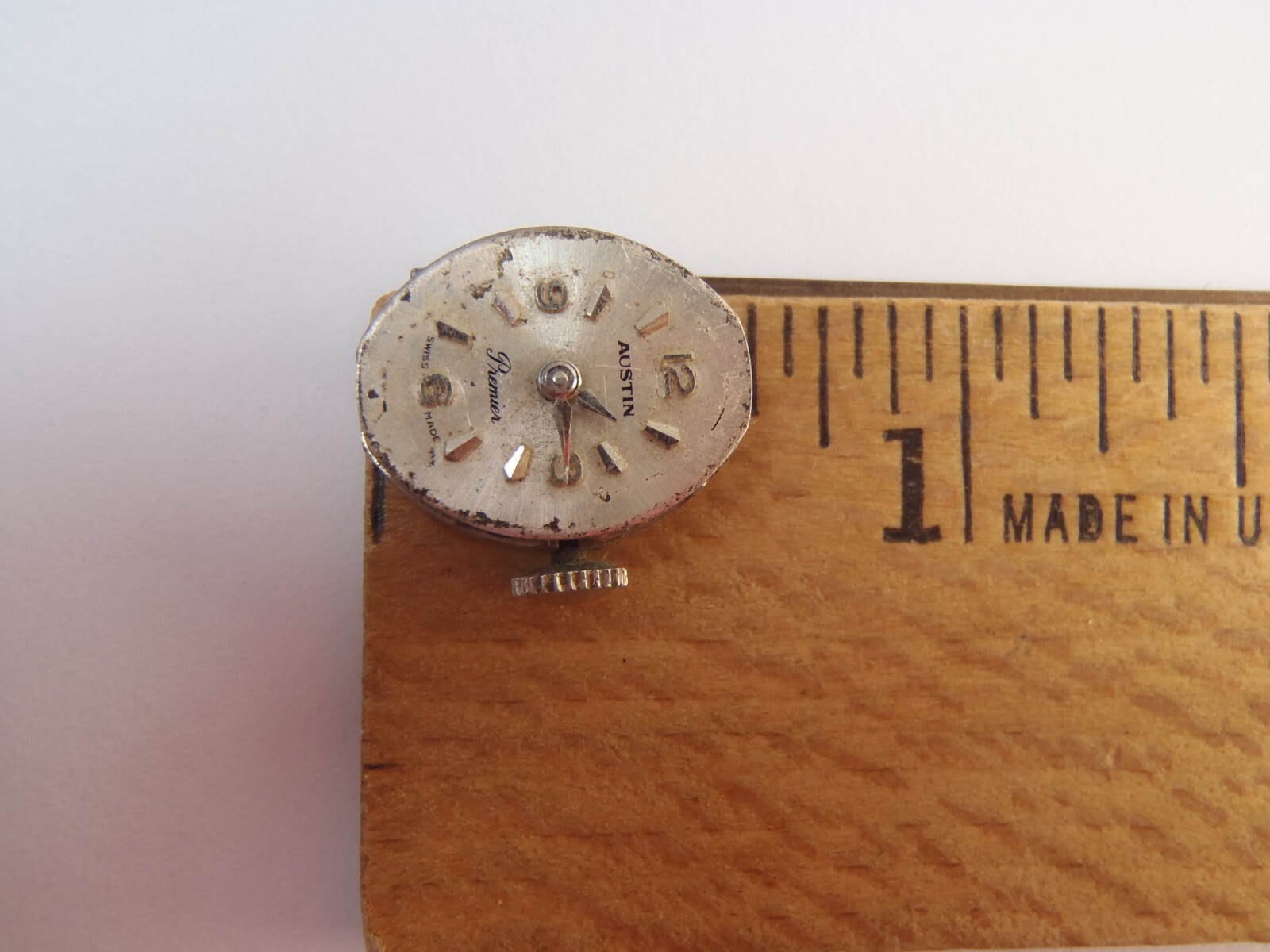 Austin Cal. 1677 Swiss Made 17 Jewels Wristwatch Movement Running