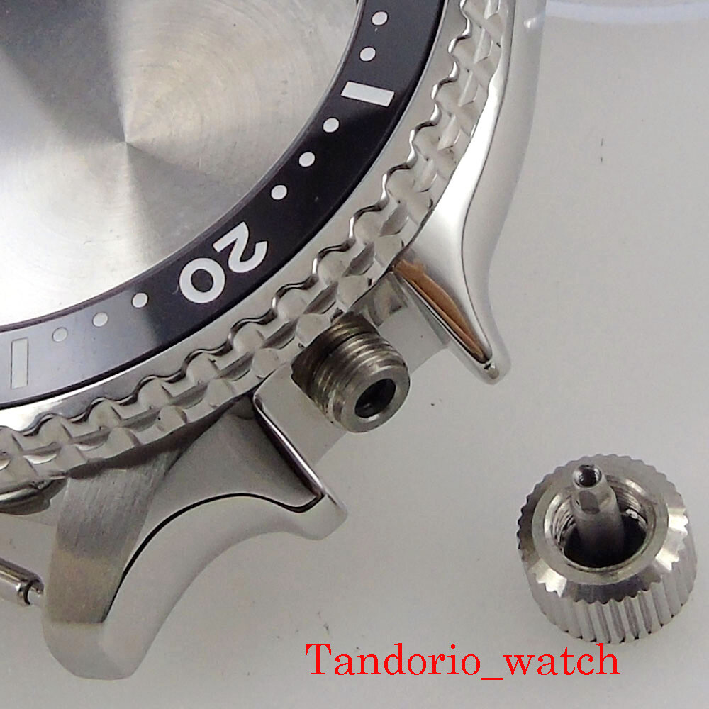 41mm 316L Watch Case For NH35A NH36A SKX007 Sapphire Glass Luminous Dial 20ATM