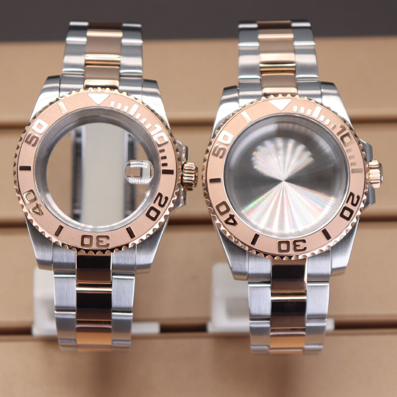 40mm Sterile Watch Cases 20mm Strap Prominent Ceramic Bezel Fit Nh35 36 Movement