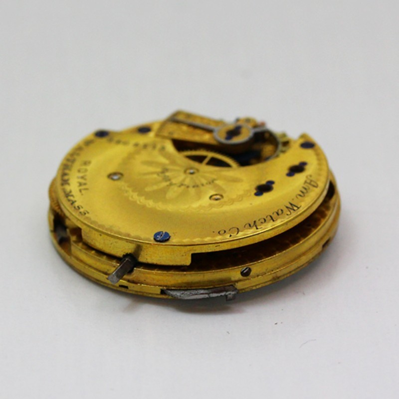 American Waltham Watch Co. Grade D – Grade Royal Pocket Watch Movement + Dials