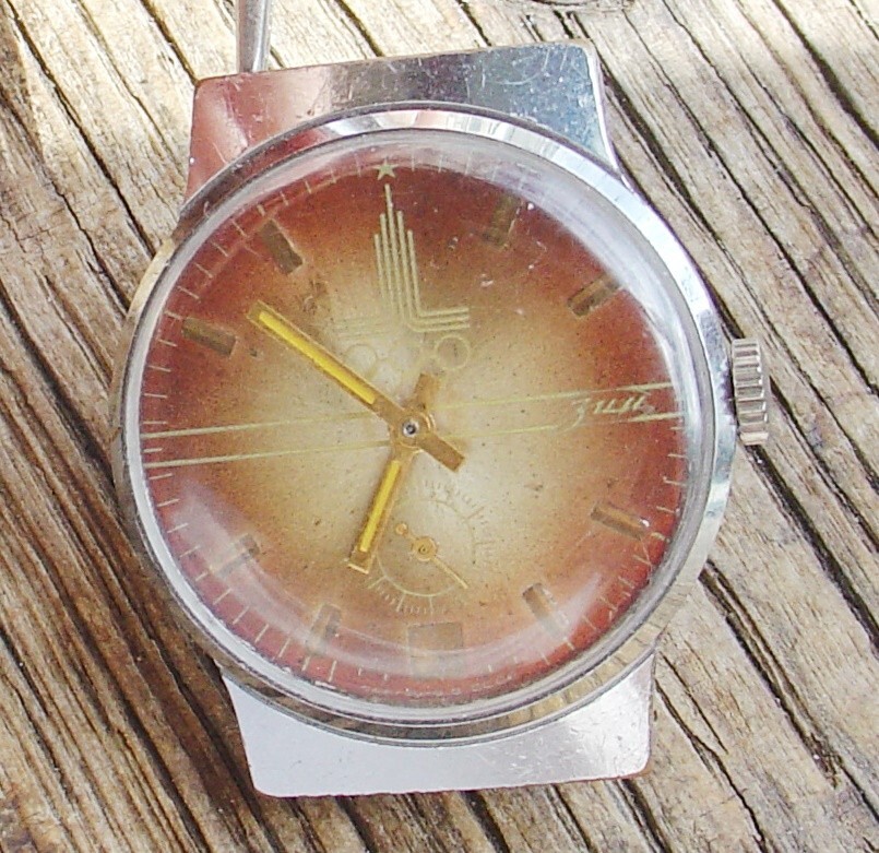 Rary Vintage Collectible Soviet POBEDA 1980 OLYMPICS Watch 2602 SERVICED