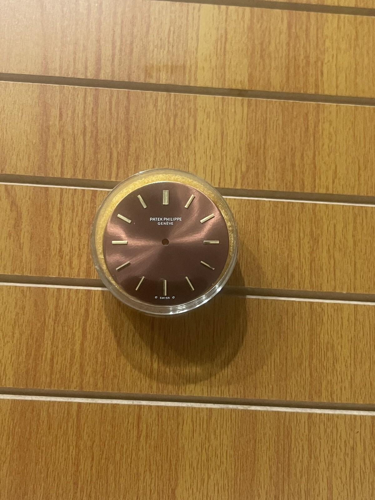 PATEK PHILIPPE, Golden Ellipse 18k Salmon Burgundy Dial. Vintage