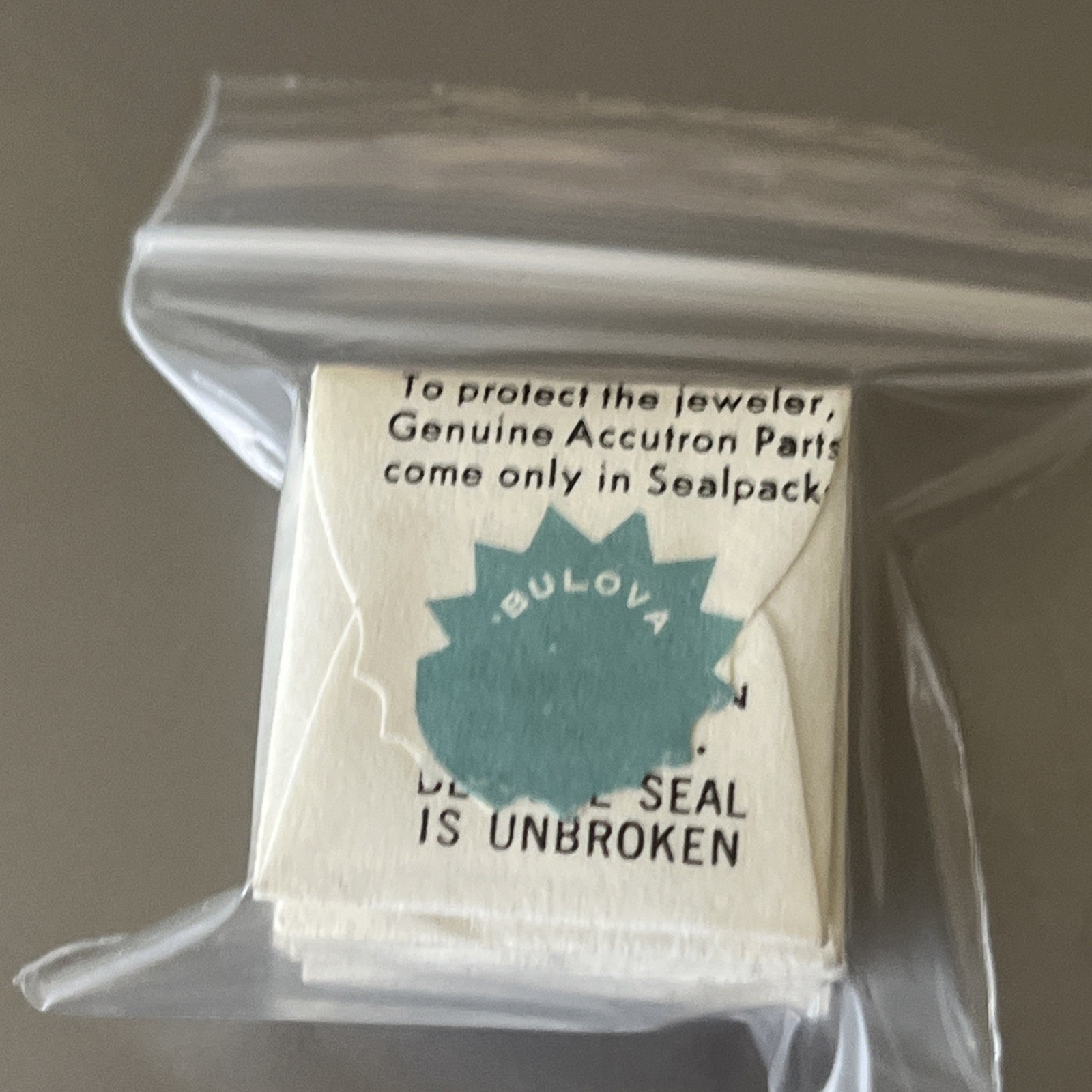 Bulova Watch 11ANACB Movement Part #609 (1) Intermediate Day Wheel Sealed Packet
