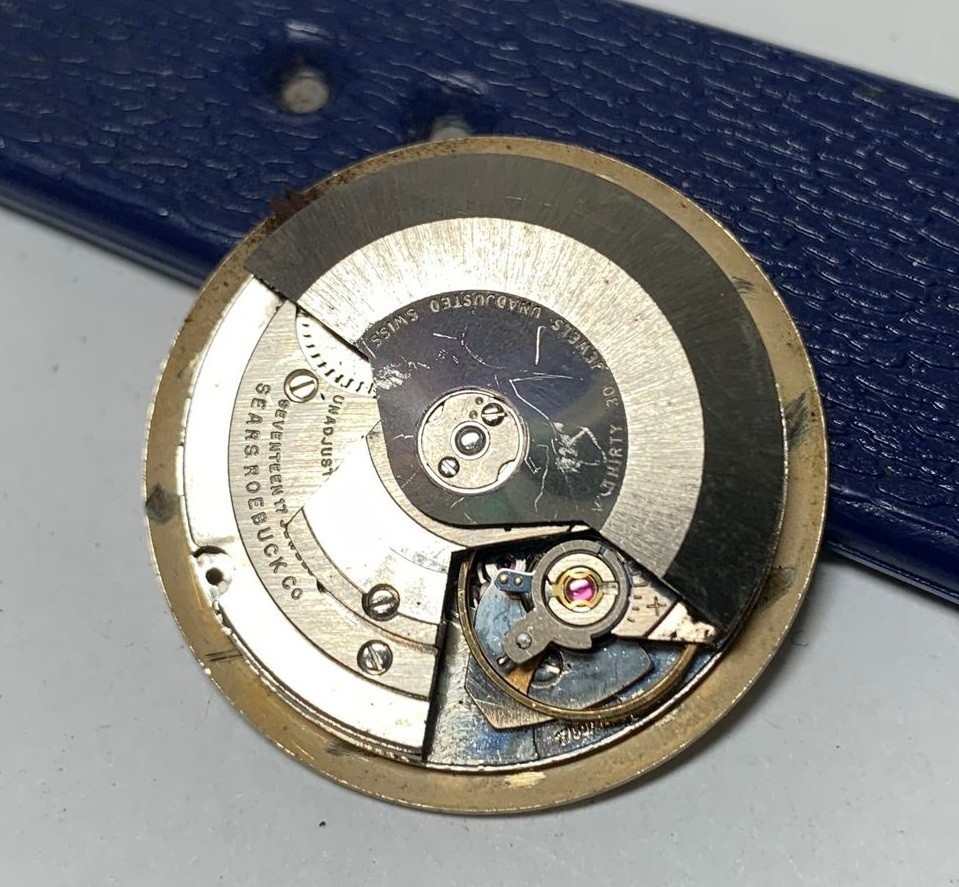 1950s Tradition Sears 30J Automatic AS 1700 Movement, NICE Dial & Hands TICKS !!