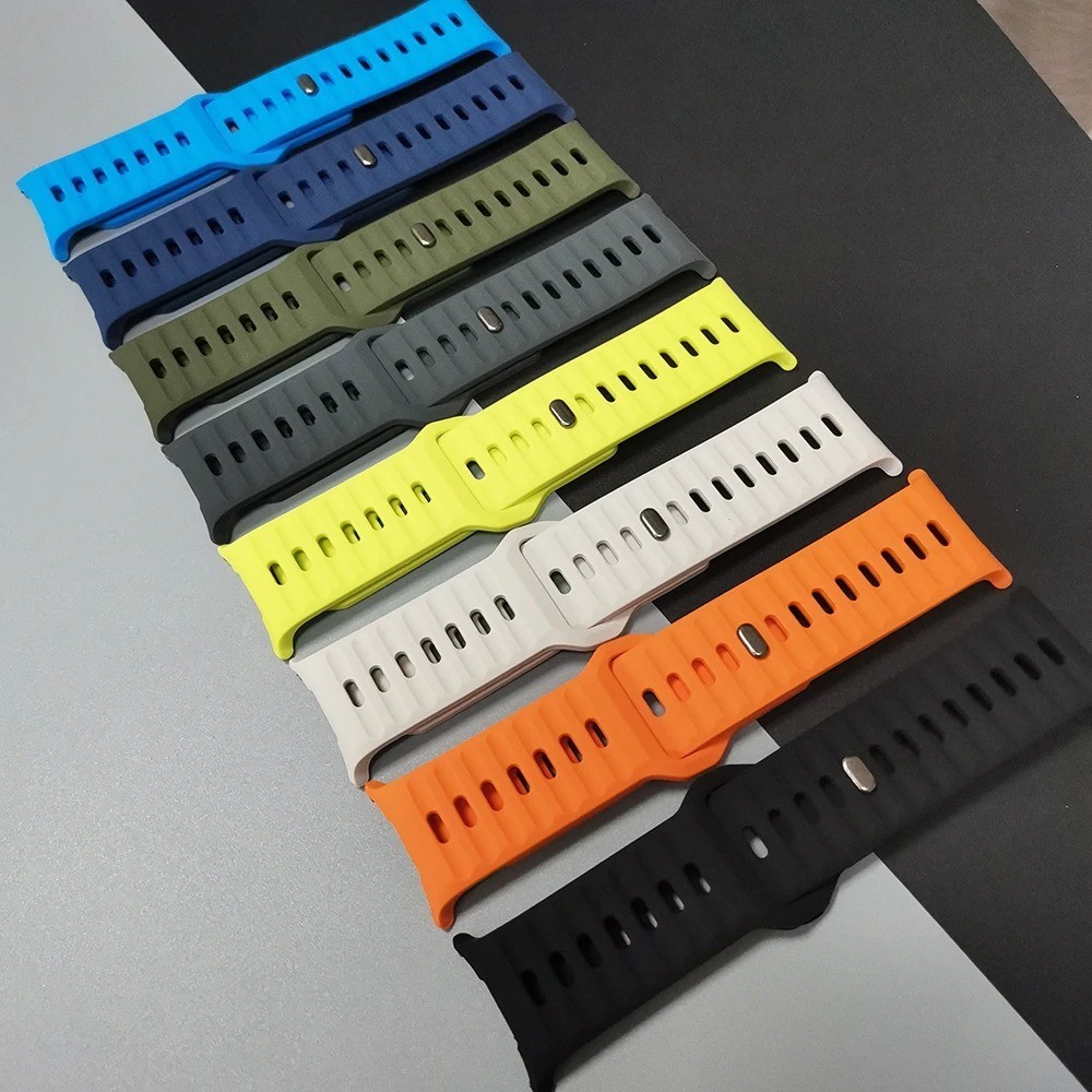 Soft Silicone Band for Samsung Galaxy Watch Ultra 47mm 2025 2024 No Gap Strap