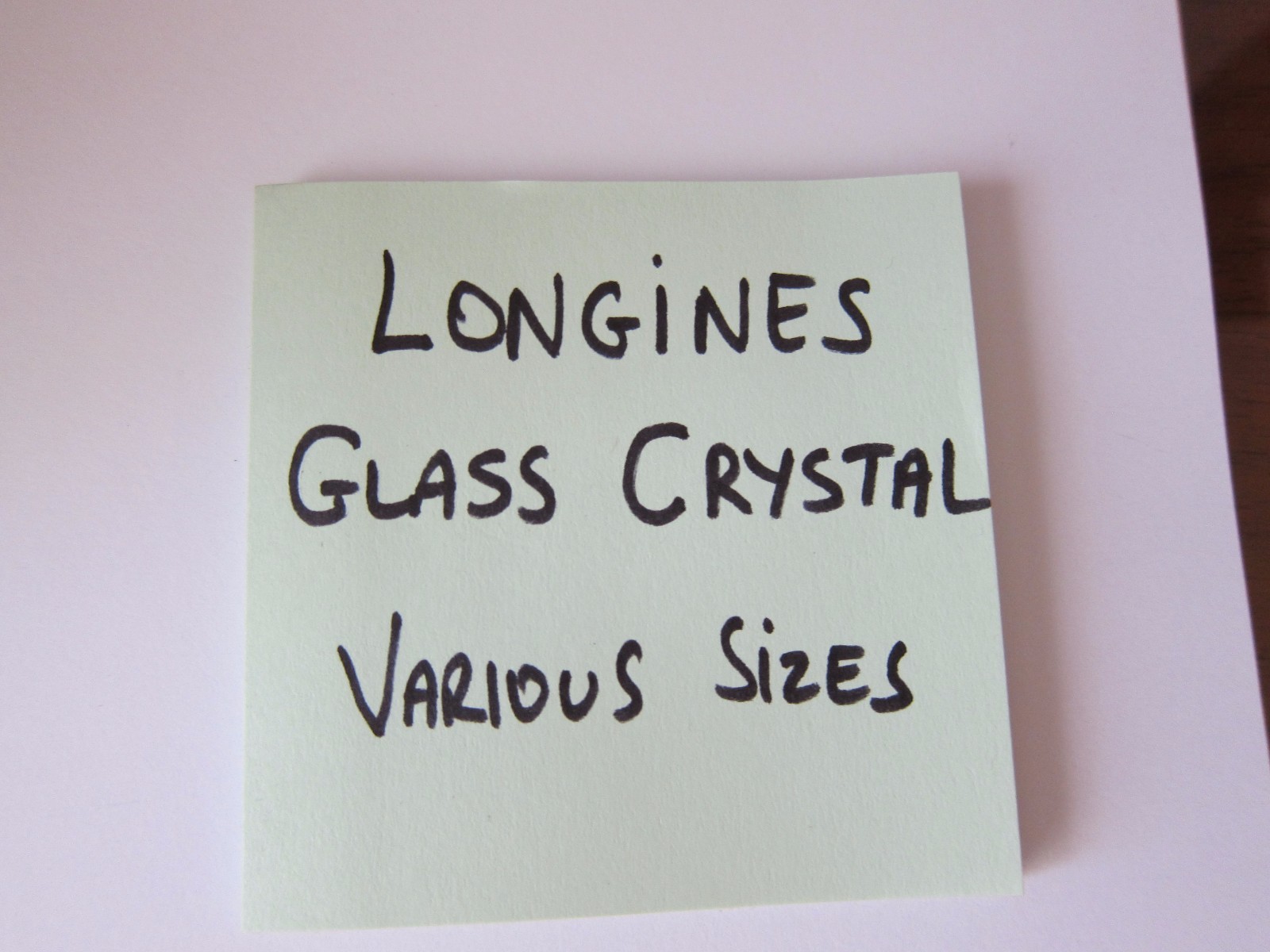 NOS VINTAGE GLASS WATCH CRYSTALS FOR LONGINES WRIST WATCHES VARIOUS SIZES