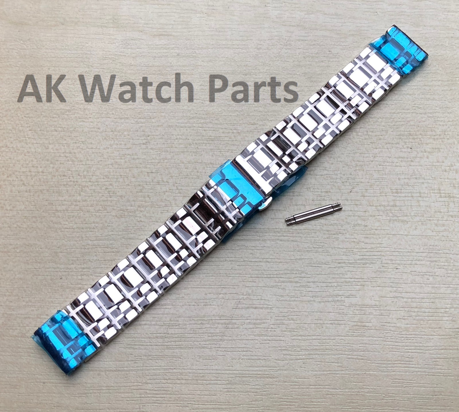 Spare Two-Tone Strap Fits Burberry BU1321 Watch Bracelet/Band/Link