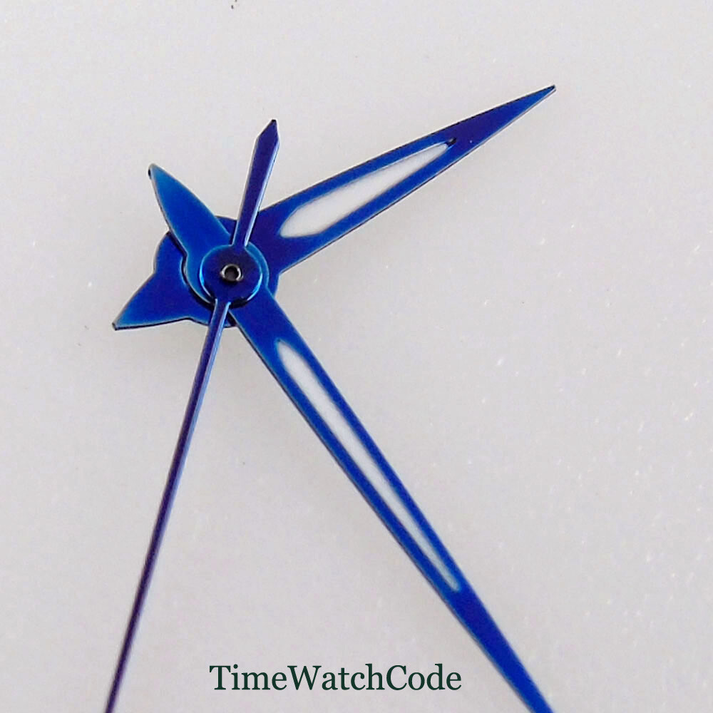 Luminous Blue Watch Hands Fit ETA 2824 2836 NH35A NH36A Miyota8215 821A DG2813
