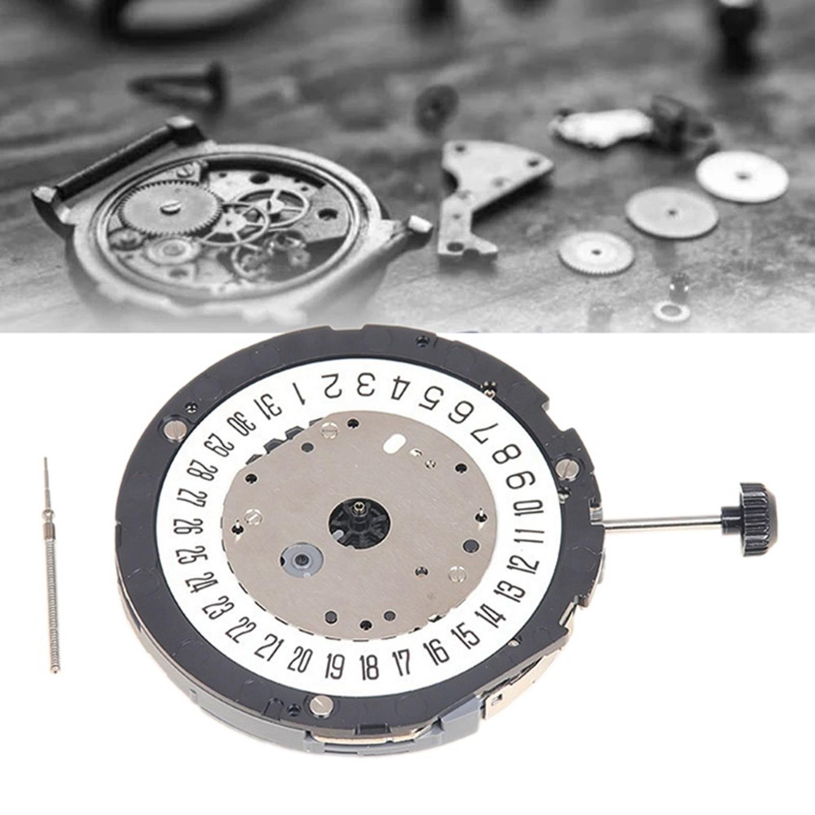34.6mm Date At 4:30 Quartz Watch Movement With Handlebar For MIYOTA 6S21 D