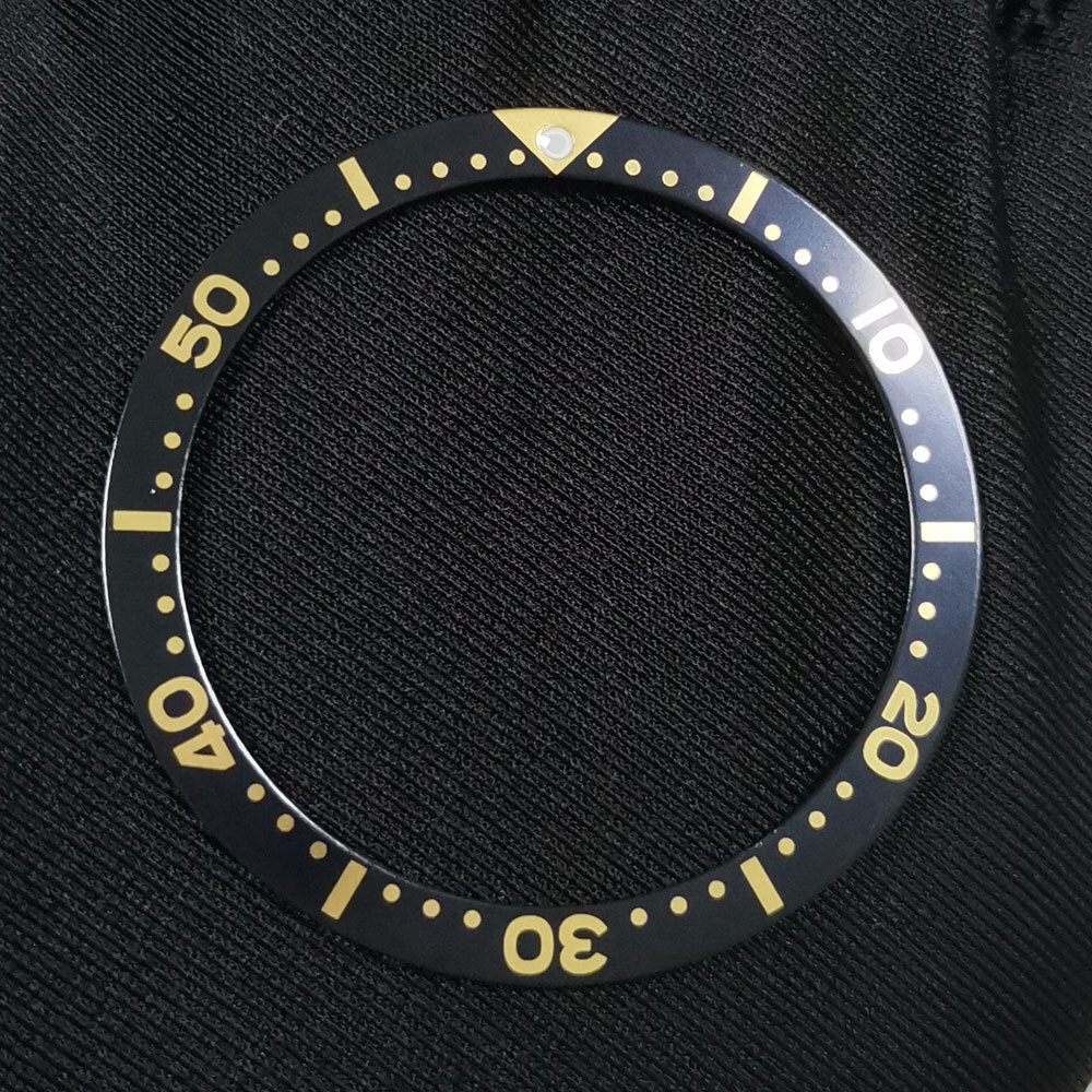 38mm*31.5mm Flat Watch Bezel Insert Aluminum/Ceramic/Steel Fit For SKX007 009