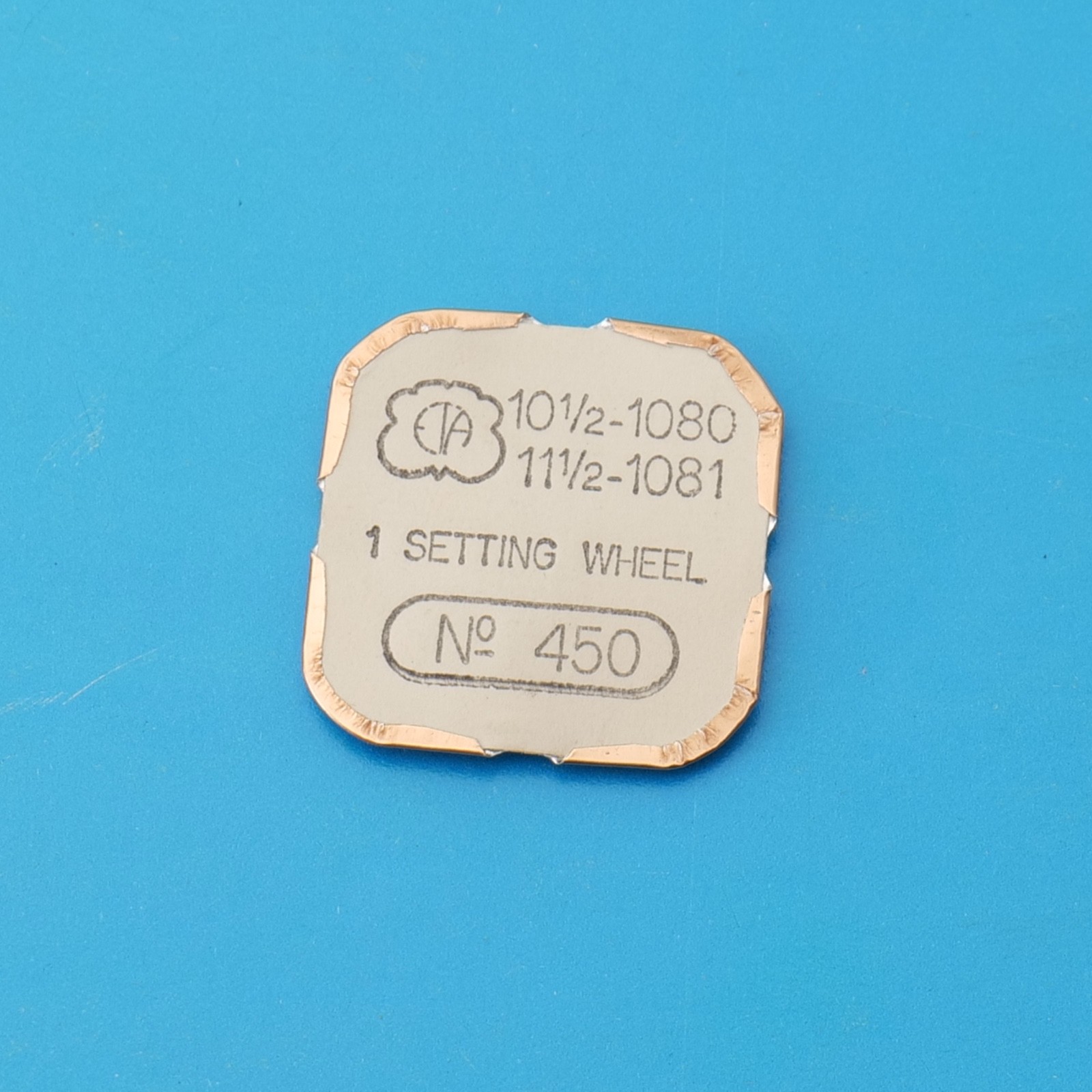 ETA 1080, 1081, 1256 Watch Setting Wheel Bestfit Part 450/144 Watchmakers (SETW)