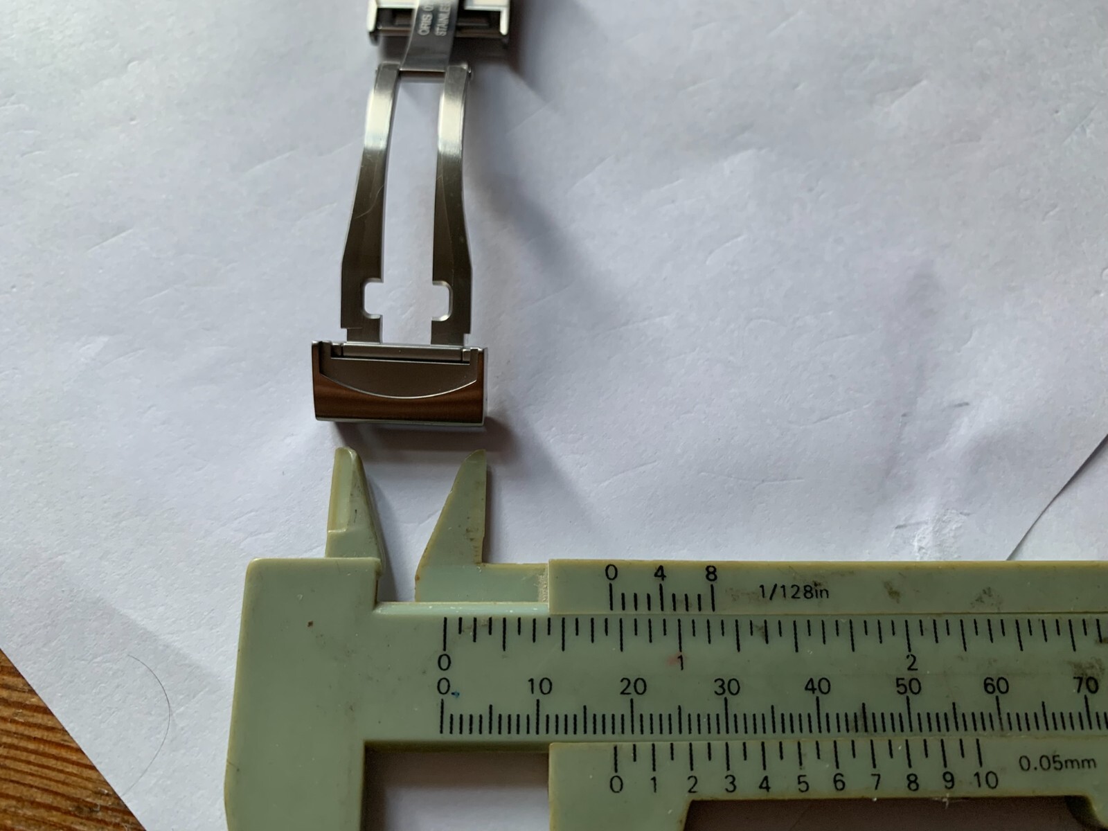 Genuine ORIS 18mm stainless steel clasp buckle for leather band strap bracelet
