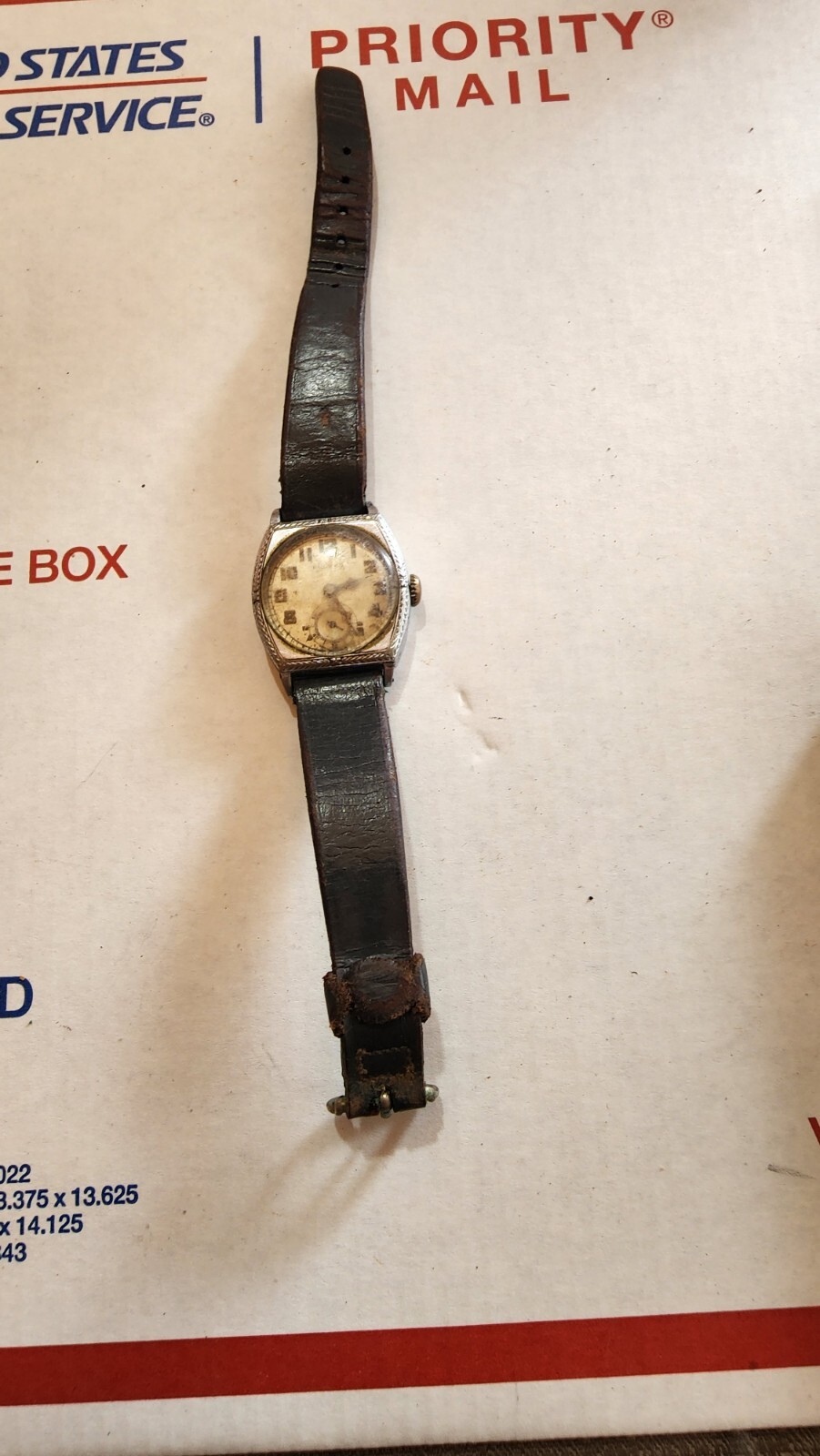 Vintage 14k supported by metal benrus with Bulova movement 4 parts or repairs K2