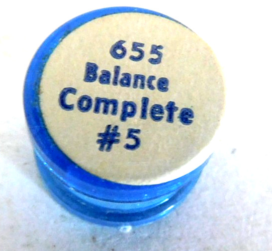 ELGIN 655 PART #5 COMPLETE BALANCE WHEEL. NEW OLD STOCK