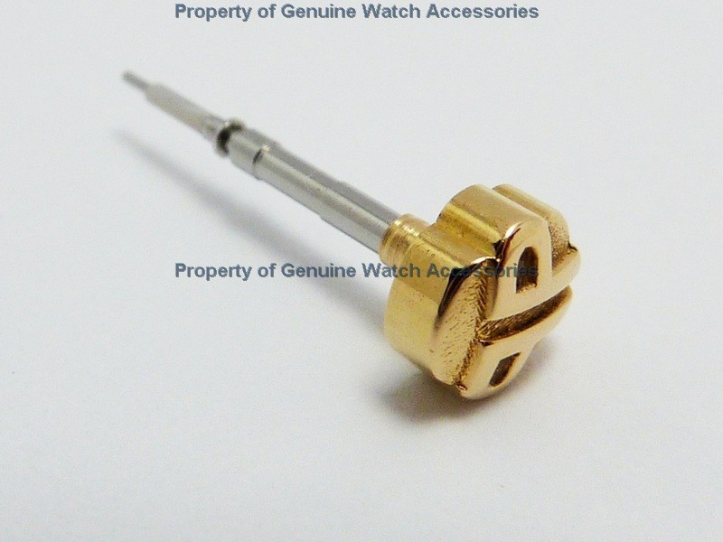 PATEK PHILIPPE 18K SOLID YELLOW GOLD DOUBLE P (“PP”) CROWN* 4.76 MM /STEM (JJ22)