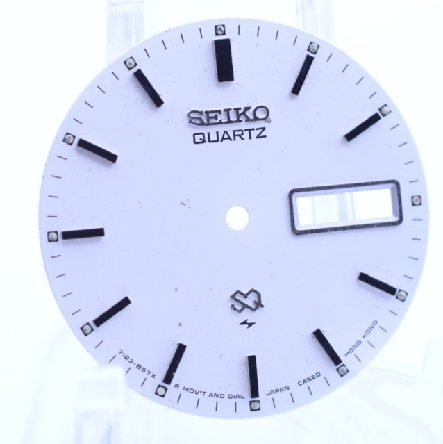 SEIKO SQ QUARTZ JAPAN 7123-857X NOS WRIST WATCH DIAL (KP)