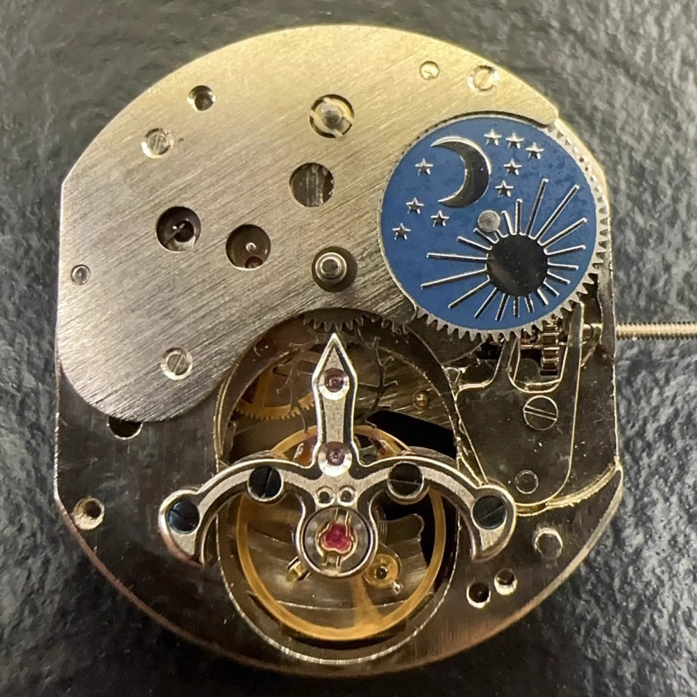 Liaocheng 3 Hands Timezone F8031 Automatic Mechanical Movement Moonphase At 2