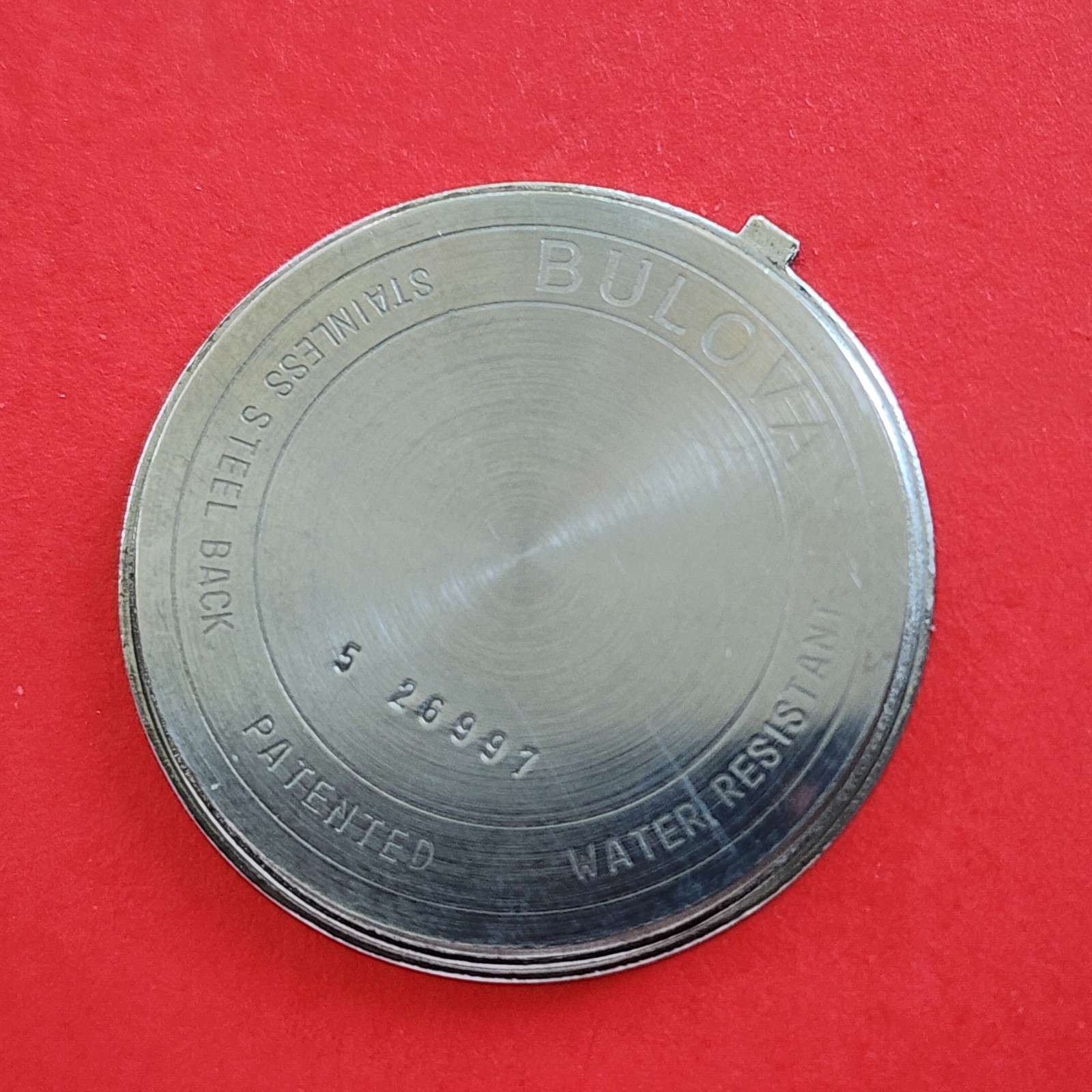 Bulova Accurtron 218 Watch Caseback 7782 7782-1 Case Back Part