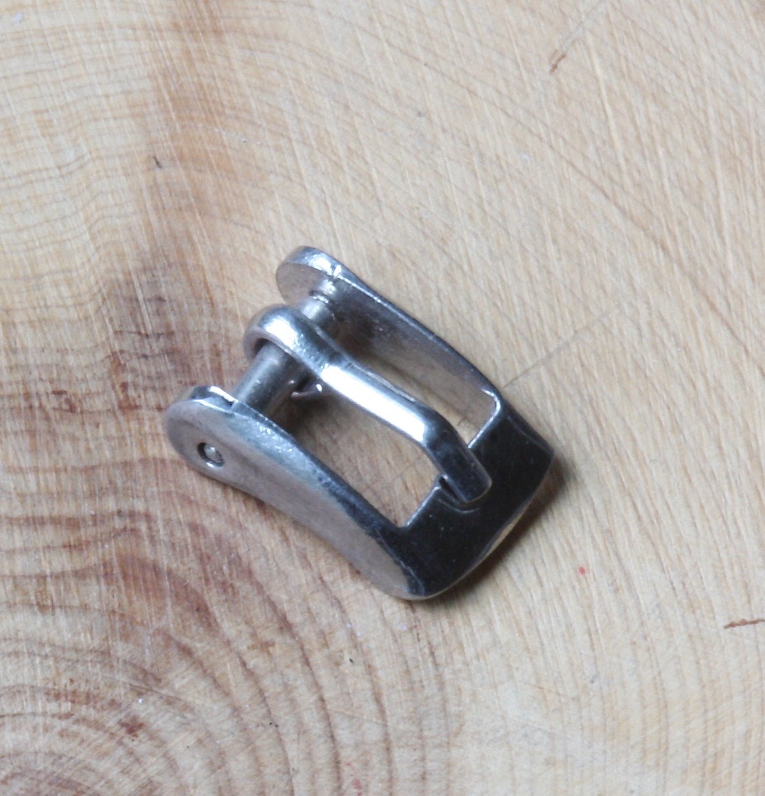 Swiss NOS vintage ladies watch buckle 6.5mm opening stainless steel 1960s/70s