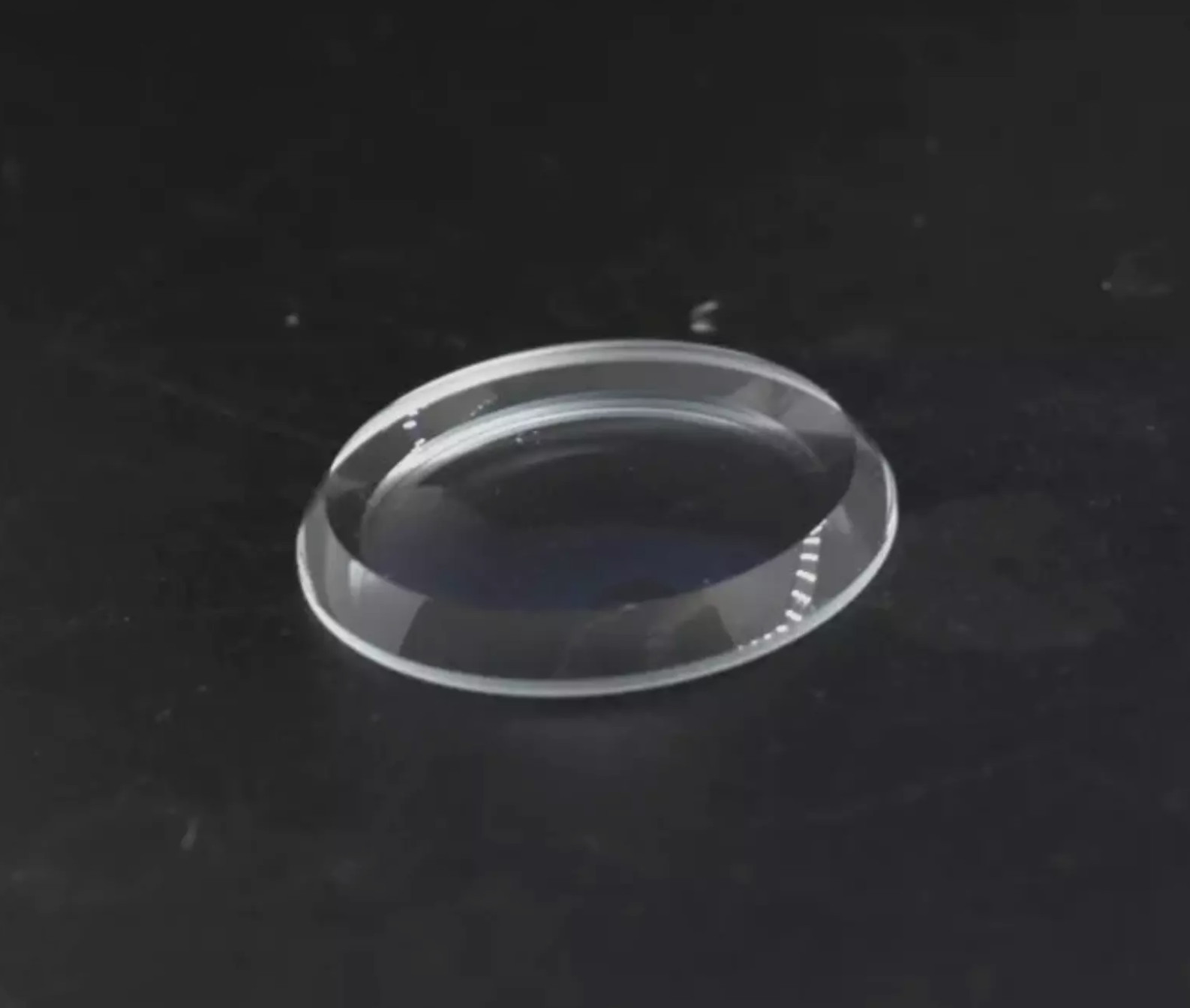 Glass Crystal Seiko Blue AR High Dome Mineral 6105-8000 6105-8009 Flat Top