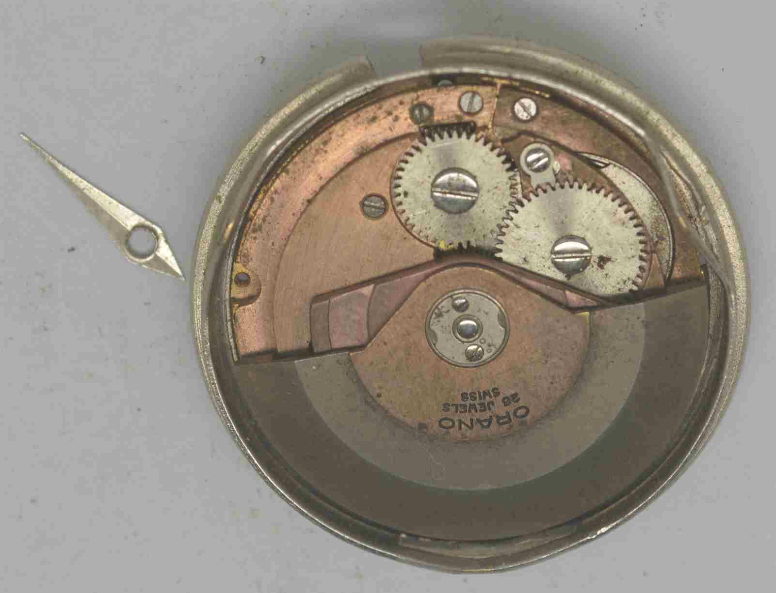 Vintage MIDO Powerwind Movement & Dial. Cal: AS1681. For Parts