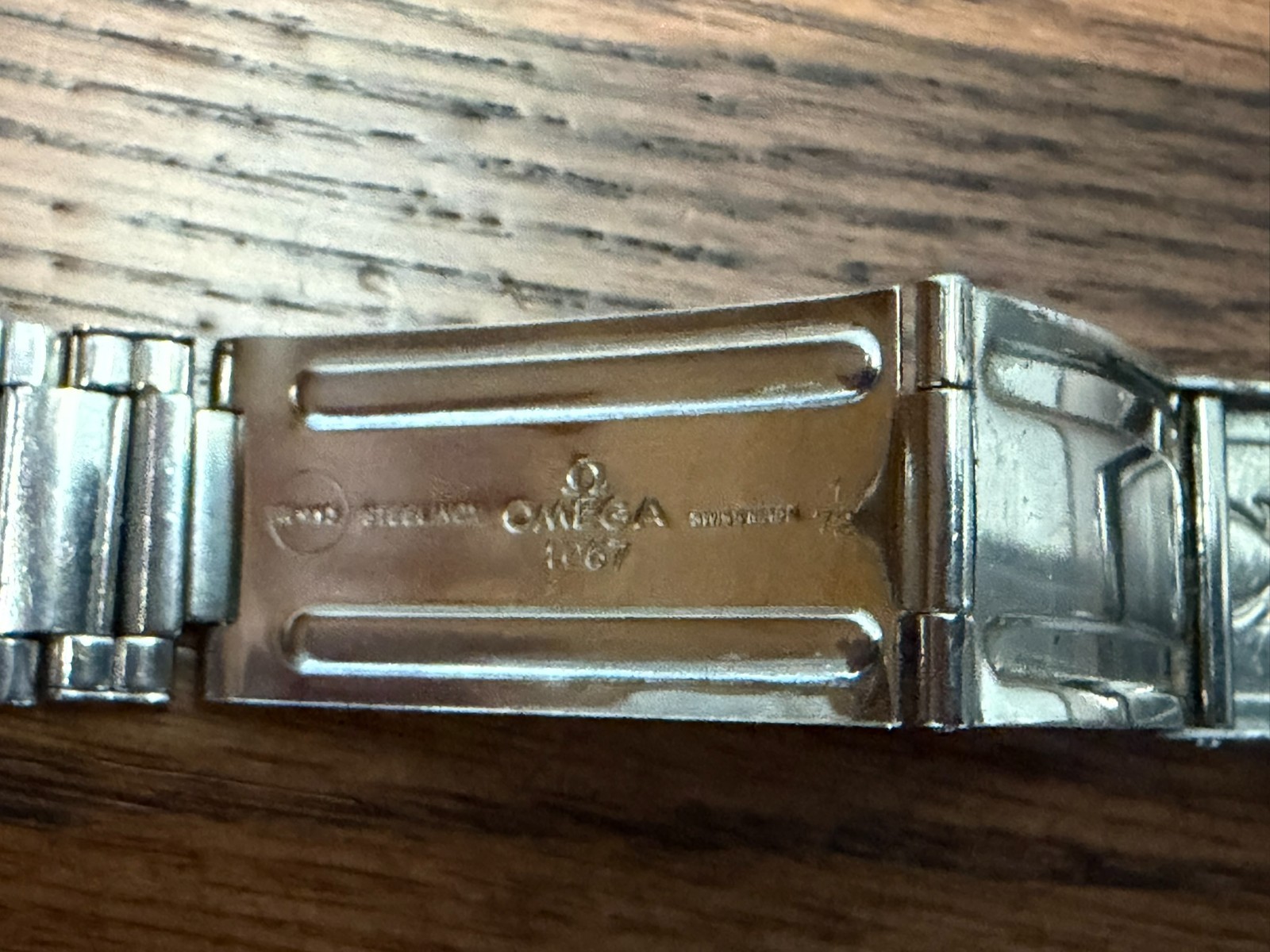 Vintage Omega Flat Link Bracelet 1065 Expandable 1/72, Speedmaster Seamaster