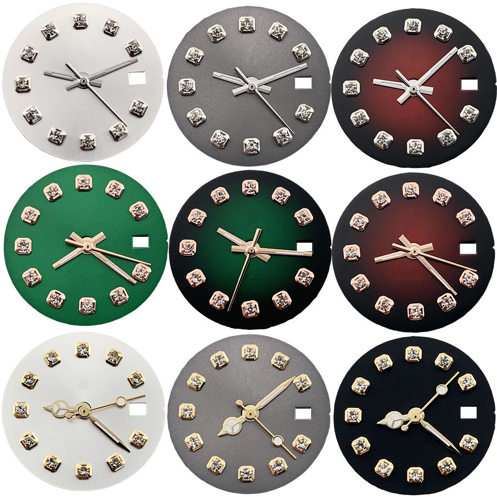 26mm Sapphire crystal Golden Silver rose gold Watch Case Fit NH05 NH06 Movement